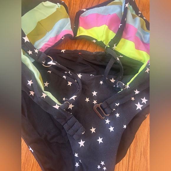 Maaji Multicolor Striped Bikini with Starry Bottoms - Picture 5 of 8